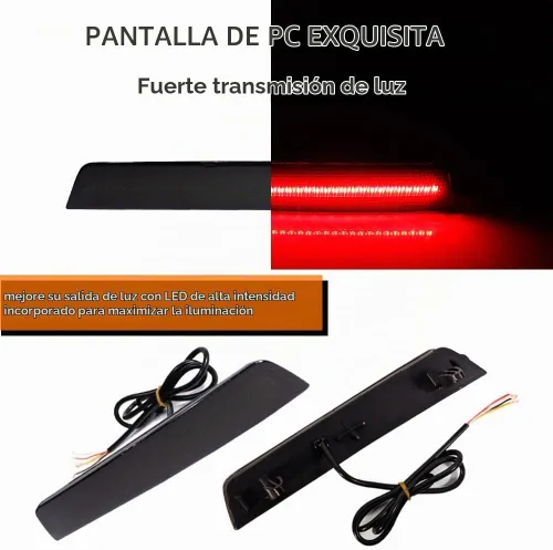 Vista 2 de 3 EN 1 Lente Ahumada Led Para 2010 2011 2012 2013 2014 2015 2016 2017 Chevrolet Equinox Reflector Luces Traseras Intermitentes Freno Parada y Luces
