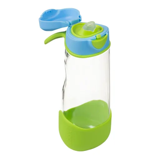 Vista 19 de b.box Sport Spout Kids - Botella de agua para la escuela, botella de agua Azul (Blue Slate)