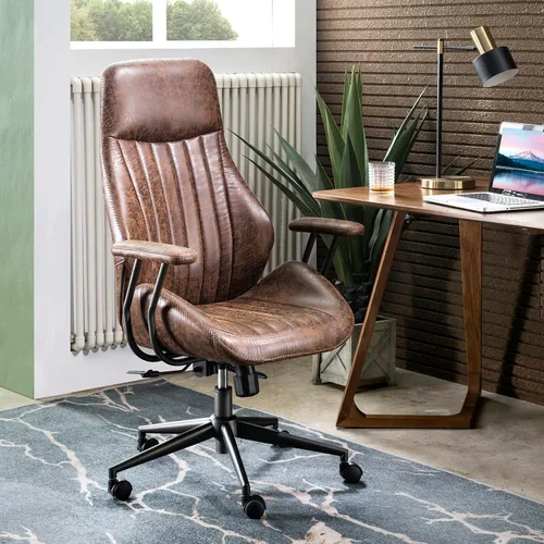 Vista 11 de ovios Silla ergonómica de oficina con respaldo alto, silla de computadora