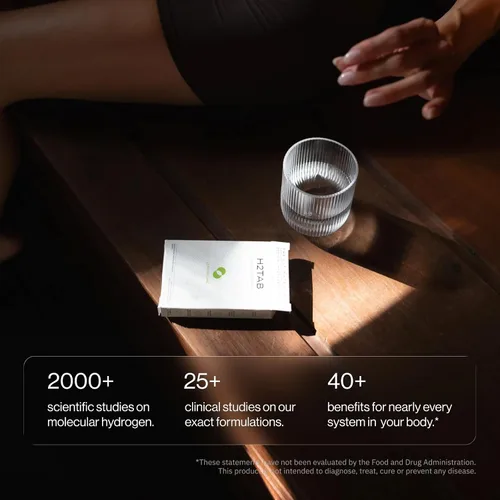 Vista 8 de H2Tab Tabletas para beber agua de hidrógeno molecular, 12 PPM Apoya la recuperación muscular, el metabolismo, la salud celular, cerebral