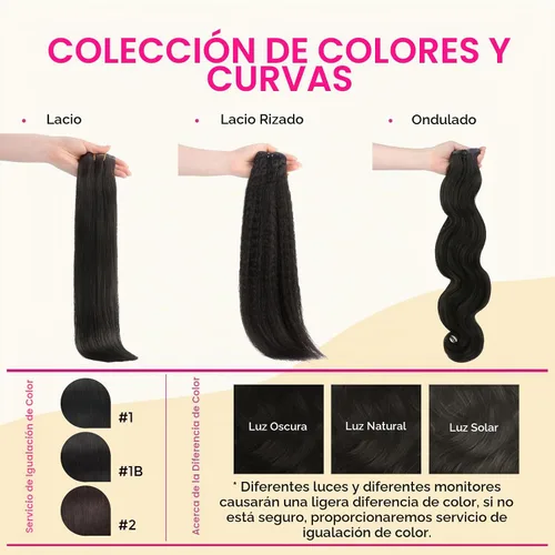 Vista 8 de Lashey Extensiones de cabello humano con clip, sin costuras, #1, color negro azabache, extensiones de cabello humano real, extensiones de cabello
