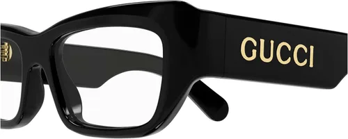 Vista 3 de Gucci GG1297O Script logo gafas + paquete con kit de gafas de lujo eSHADES, Demo