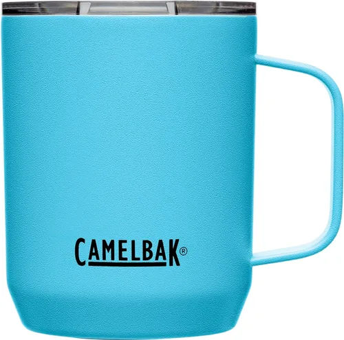 Vista 15 de CamelBak Horizon - Taza de campamento de 12 onzas, acero inoxidable aislado, tapa de tres modos, color negro