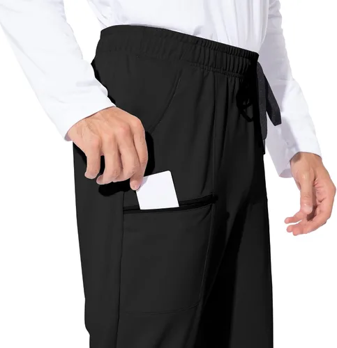 Vista 3 de M MAROAUT Pantalones deportivos ligeros para hombre con bolsillos con cremallera pantalones de entrenamiento para correr atletismo casual golf