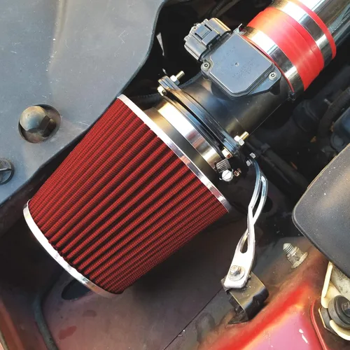 Vista 3 de Mortar Filtro de aire para automóviles del mercado de repuestos - Universal de clase entusiasta del automóvil, admisión de aire frío que traga más