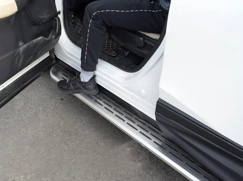 Vista 3 de Estribos laterales para Nissan X-Trail/Rogue 2014-2019, pedales de barra, barras de paso, accesorios de coche