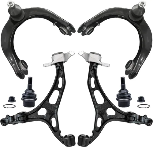 Vista 146 de Detroit Axle - Kit de brazos de control delantero para Chevy Silverado 1500 GMC Sierra 1500 GMC Sierra 1500 Avalanche Yukon Tahoe Escalade ESV EXT