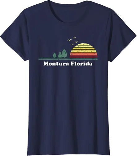 Vista 13 de Vintage Montura, Florida Sunset - Camiseta con impresión de recuerdo