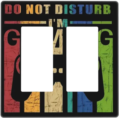 Vista 164 de Cubierta de placa de pared IOFNG Bandera Americana de EE. UU. de otoño, hojas de caza, astas de ciervo, antílope, interruptor de luz de toma única