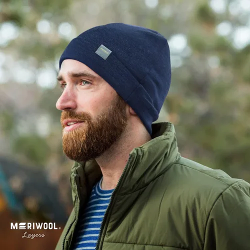 Vista 4 de MERIWOOL - Gorro unisex de lana de merino, en varios
