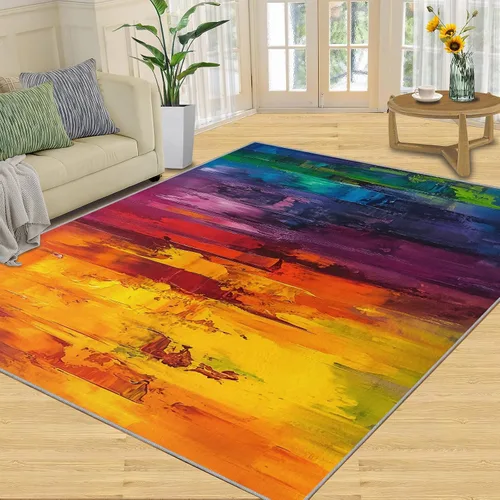 Vista 59 de Desert Dunes Rugs for Bedroom, Desert Landscape Area Rug, Natural Scenery Rugs for Living Room, Indoor Non-Slip Rug, Machine Washable Carpet for