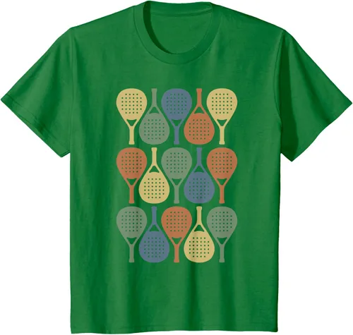 Vista 53 de Vintage Retro Padel Camiseta de Padel Sports Lover