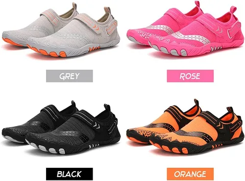 Vista 2 de ERYUE Zapatos de senderismo de secado rápido, zapatos de senderismo de secado rápido para mujeres y hombres, zapatos deportivos ligeros para playa