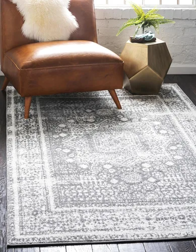 Vista 23 de Unique Loom - Alfombra estilo tradicional de Rosso Collection, Polipropileno, Azul (multi/blue)