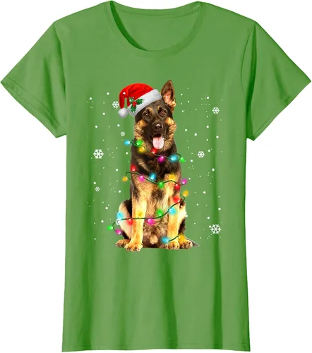 Vista 3 de Suéter de Navidad para perros de pastor alemán, suéter de Navidad para regalos de perros, Negro, S
