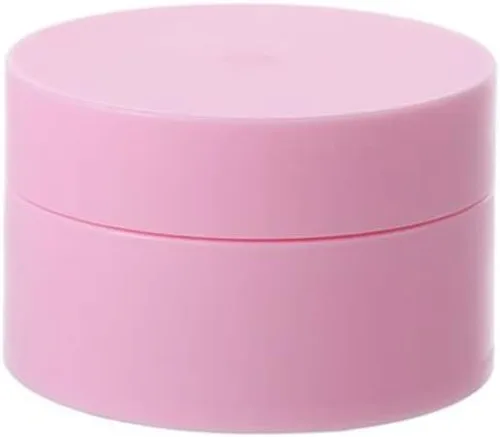 Vista 5 de Botella recargable Viaje Crema Cara Tarro Caja Cosmética Plástico Apretado Envase Vacío Muestra Botella, negro, 0.18 oz