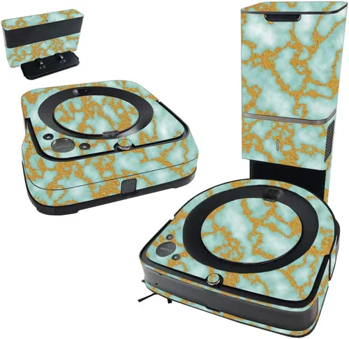 Vista 20 de MightySkins Skin compatible con iRobot Roomba s9+ Vacuum & Braava Jet m6 Bundle – Blue Canyon Cubierta de vinilo duradera y única Fácil