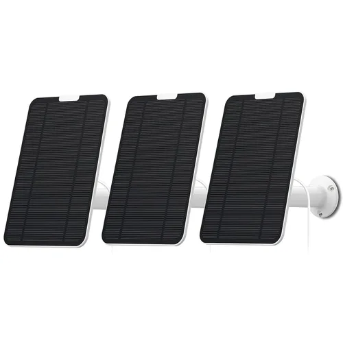 Vista 8 de Panel solar de 4 W y 6 V compatible con Arlo Pro 3/Pro 4/Ultra/Ultra 2/Go 2, incluye soporte de pared seguro, IP65 resistente a la intemperie, cable