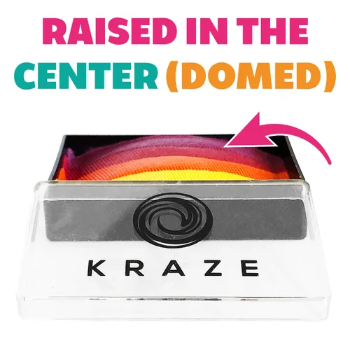 Vista 4 de Kraze FX Dome Stroke The Royal Family - Cleopatra (0.88 oz), pintura profesional de cara y cuerpo de un solo trazo, pintura facial y corporal