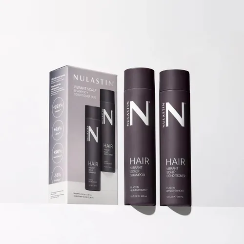 Vista 2 de NULASTIN Champú + acondicionador Duo - Champú vibrante para cuero cabelludo (10 onzas líquidas) y acondicionador de cabello vibrante para el cuero