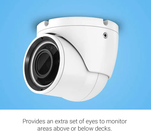 Vista 3 de Garmin Cámara marina GC 14, monitor por encima o por debajo de las cubiertas, visibilidad con poca luz hasta 49.2 ft
