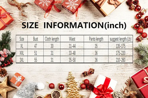 Vista 4 de Traje de Papá Noel de lujo para hombre, 11 piezas de Navidad para adultos, disfraz de Papá Noel para fiesta, cosplay, juego de disfraces