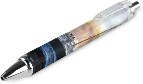 Vista 6 de Retro Titanic Famous Old Historic - Bolígrafo retráctil de tinta azul, bolígrafo de trabajo para hombres y mujeres, 4