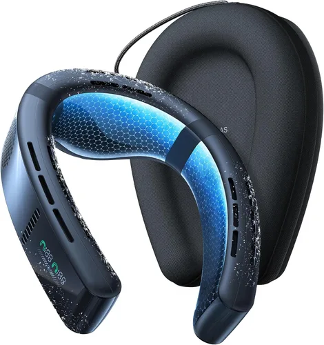Vista 10 de TORRAS COOLiFY Cyber・2025 - Aire Acondicionado de Cuello con IA Insignia, Ventilador Portátil de Cuello de Enfriamiento Inmersivo Definitivo 【N.º 1