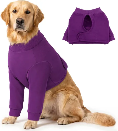 Vista 9 de Queenmore Manga de recuperación para la pierna delantera de los perros, mangas de recuperación para perros, traje de recuperación quirúrgica
