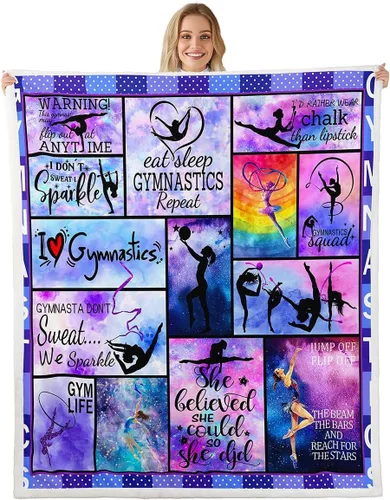Vista 8 de Manfei Manta a cuadros con temática deportiva de béisbol para niños, adolescentes, decoración de habitación, guantes de bate de béisbol, manta