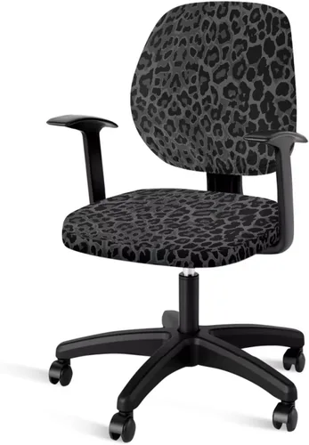 Vista 36 de Talayituse - Funda para silla de oficina o computadora con estampado de estrellas de playa, funda de asiento dividida elástica, extraíble y lavable