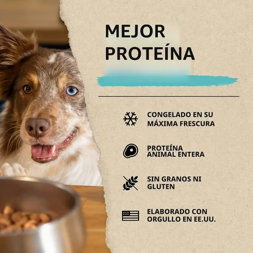 Vista 4 de Vital Essentials Decoración liofilizada para comida para perros, carne