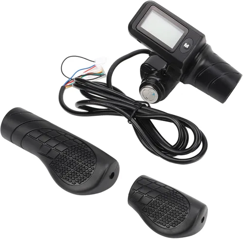 Vista 8 de 805 - Juego de empuñadura de acelerador con panel de visualización LCD, soporte de acelerador medio con panel LCD para manillares de 0.886 in