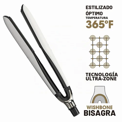 Vista 7 de ghd Platinum+ Plancha de cerámica para el cabello, plancha para alaciar el cabello, moldeadora profesional de pelo