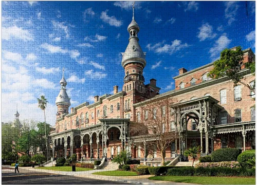 Vista 8 de MyPuzzle Tampa Bay Hotel with Henry Plant Museum in Tampa On The Gulf Coast, Florida - Rompecabezas prémium de 100 piezas para adultos