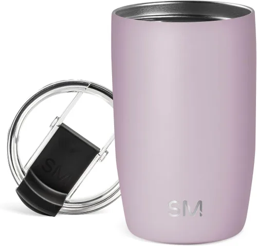 Vista 61 de Simple Modern Taza de café de viaje Tumbler con tapa abatible Reutilizable, aislada, de acero inoxidable, taza de café helado Cold Brew, termo