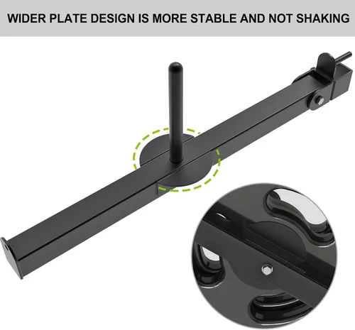 Vista 8 de Nordic Hamstring Curl Attachment, Dip Bar, Belt Squat & Safety Spotter Arms for 2"x2" & 3"x3" Power Racks, Home Gym Strength Training Accessories