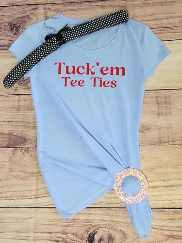 Vista 2 de Tuck'em Tee Ties Corbata de camiseta circular