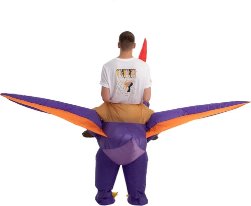 Vista 5 de Ride A dinosaurio trajes inflables - adulto talla única