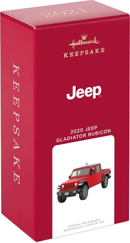 Vista 3 de Hallmark Keepsake Adorno de Navidad, año 2021, 2020 Jeep Gladiator Rubicon, Metal