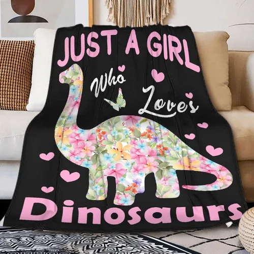 Vista 13 de Manta del alfabeto de dinosaurio, manta de dinosaurio para niños y niñas, franela suave y acogedora, ligera y cálida, 30 x 40 pulgadas para bebés