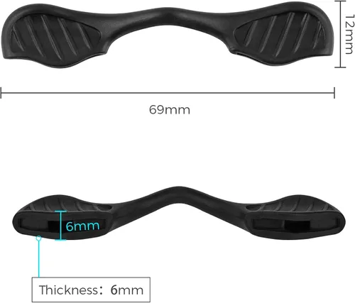 Vista 3 de Almohadillas de nariz de repuesto para Oakley Radar PathRadar Edge OO9184RadarLock PathRadar EV Path OO9208 Sunglass
