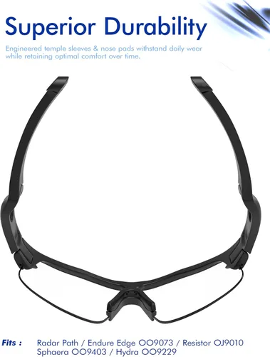 Vista 5 de SAUCER Piezas de nariz de repuesto Almohadillas para Oakley Eyeshade OO9259 Eyeshade Collectors Sunglass