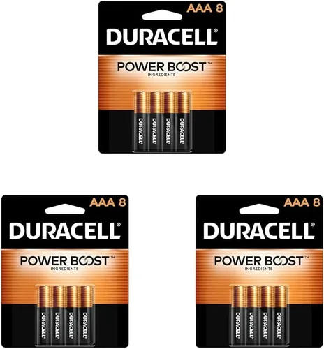 Vista 9 de Duracell Coppertop - Pilas AAA con ingredientes Power Boost, paquete de 8 unidades, pilas triple A con energía duradera, batería alcalina AAA