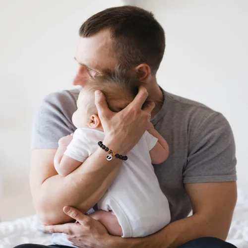 Vista 5 de Regalo para papá por primera vez para hombres, regalos para papá nuevo, joyería de embarazo, regalos de anuncio