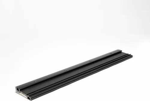 Vista 3 de Umbral ajustable de aluminio de alta calidad con riel para puertas de pantalla simple y doble y puertas correderas, resistente para uso residencial