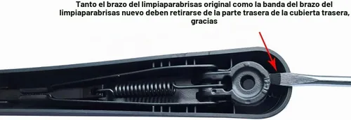 Vista 6 de Kit de brazo y cuchilla de limpiaparabrisas trasero, reemplazo de ajuste exacto para Chevrolet Chevy Equinox GMC Terrain 2010-2017, ajuste