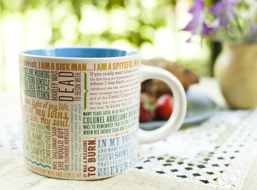 Vista 3 de Tazas literarias del gremio de los filósofos desempleados - viene en una divertida caja de regalo