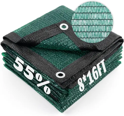 Vista 13 de Cool Area Malla de Tela de Sombra Solar 70% con Ojales para Cobertura de Plantas 3x6 pies Toldo de Patio Jardín Pérgola Invernadero Coche Granero
