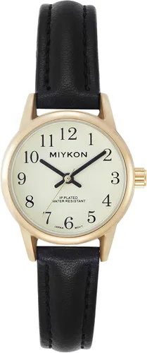 Vista 16 de Miykon Dainty Minimalist Dress Watches for Women – Small Easy Reader Analog Watch with Genuine Leather Strap and Second Hand – Japanese Quartz